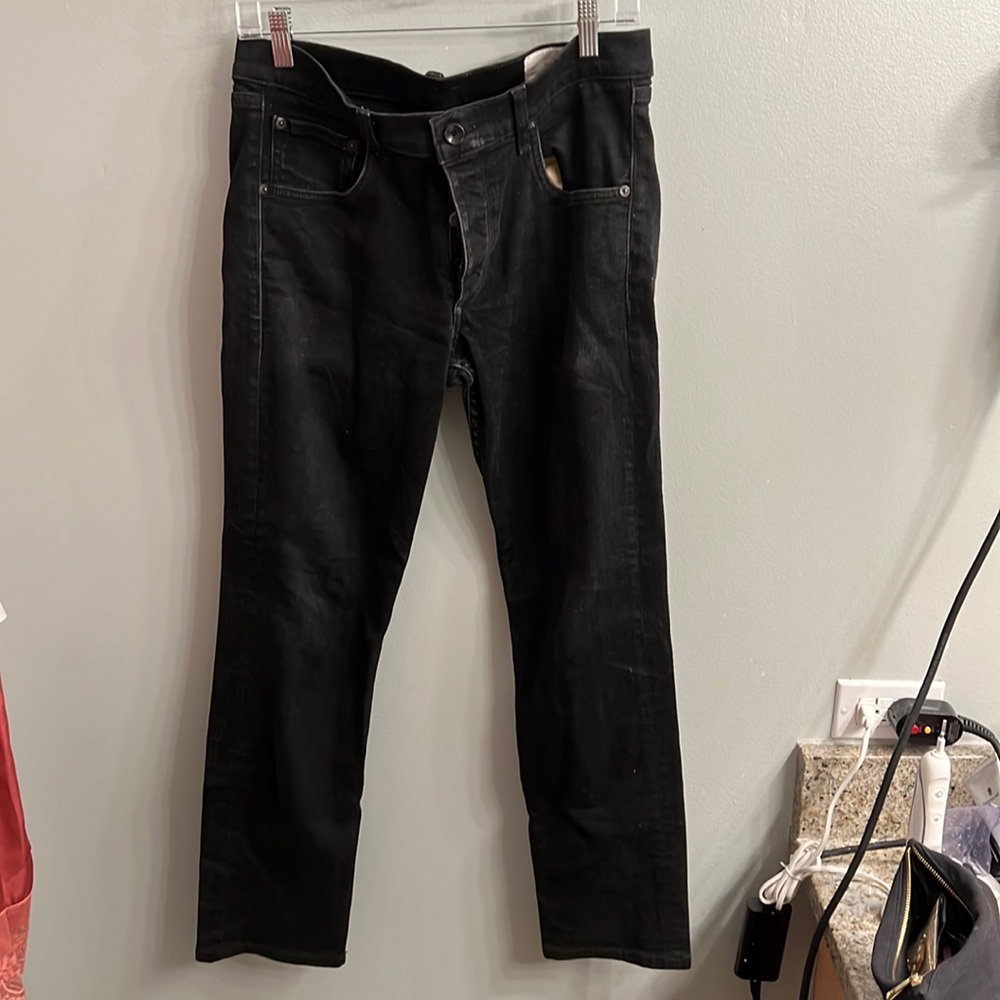 Rag and bone black jeans men’s